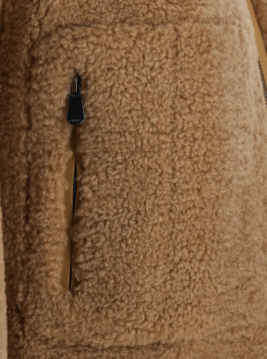 Blana Pinko bej din shearling ecologic - Img 3