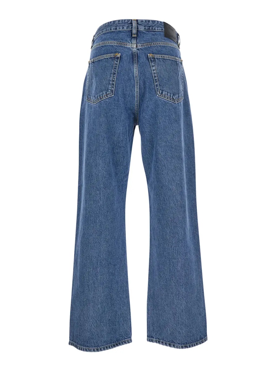 Blugi Blue Jeans with Belt Loops in Denim Man - Img 2