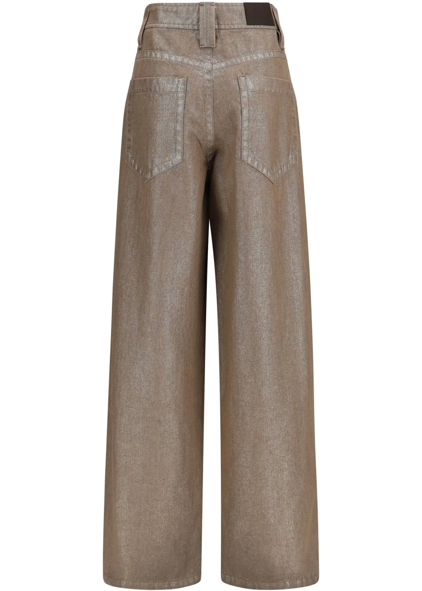 Blugi Brunello Cucinelli din Lurex - Img 2