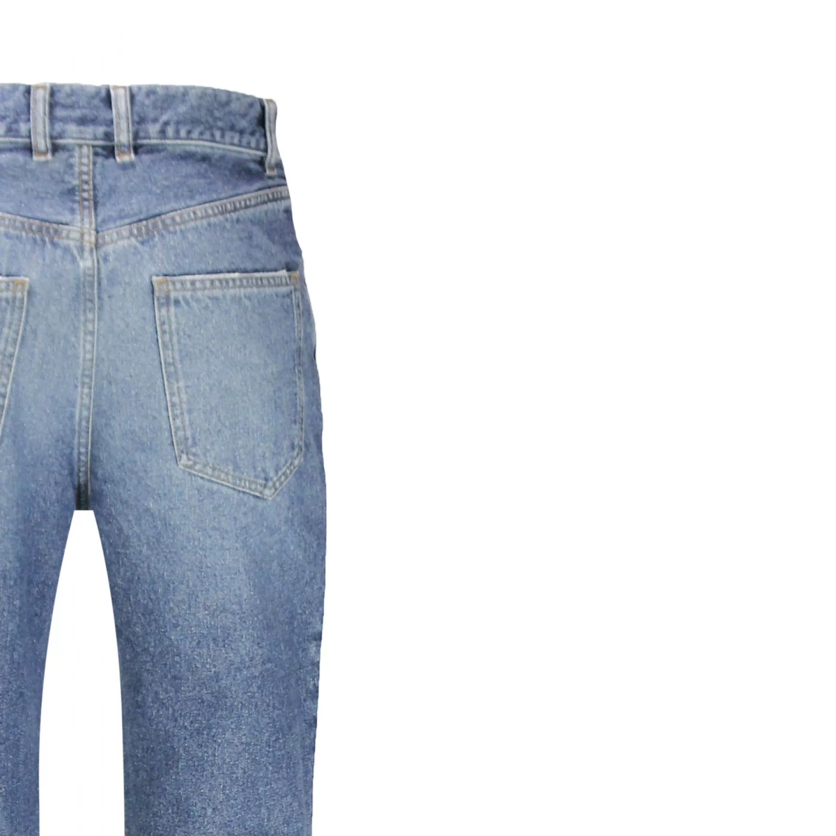 Blugi Chloe' Wide Leg Denim Jeans - Img 3