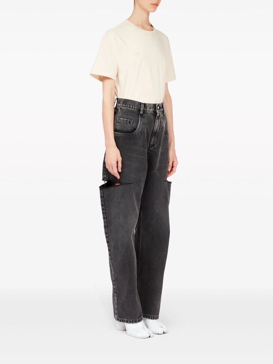 Blugi conici Maison Margiela negri - Img 3