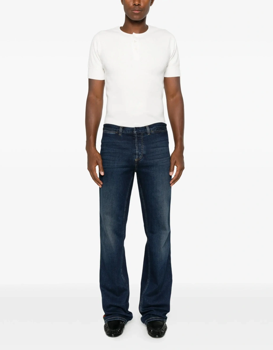 Blugi Cotton Jeans with Web stripe - Img 5