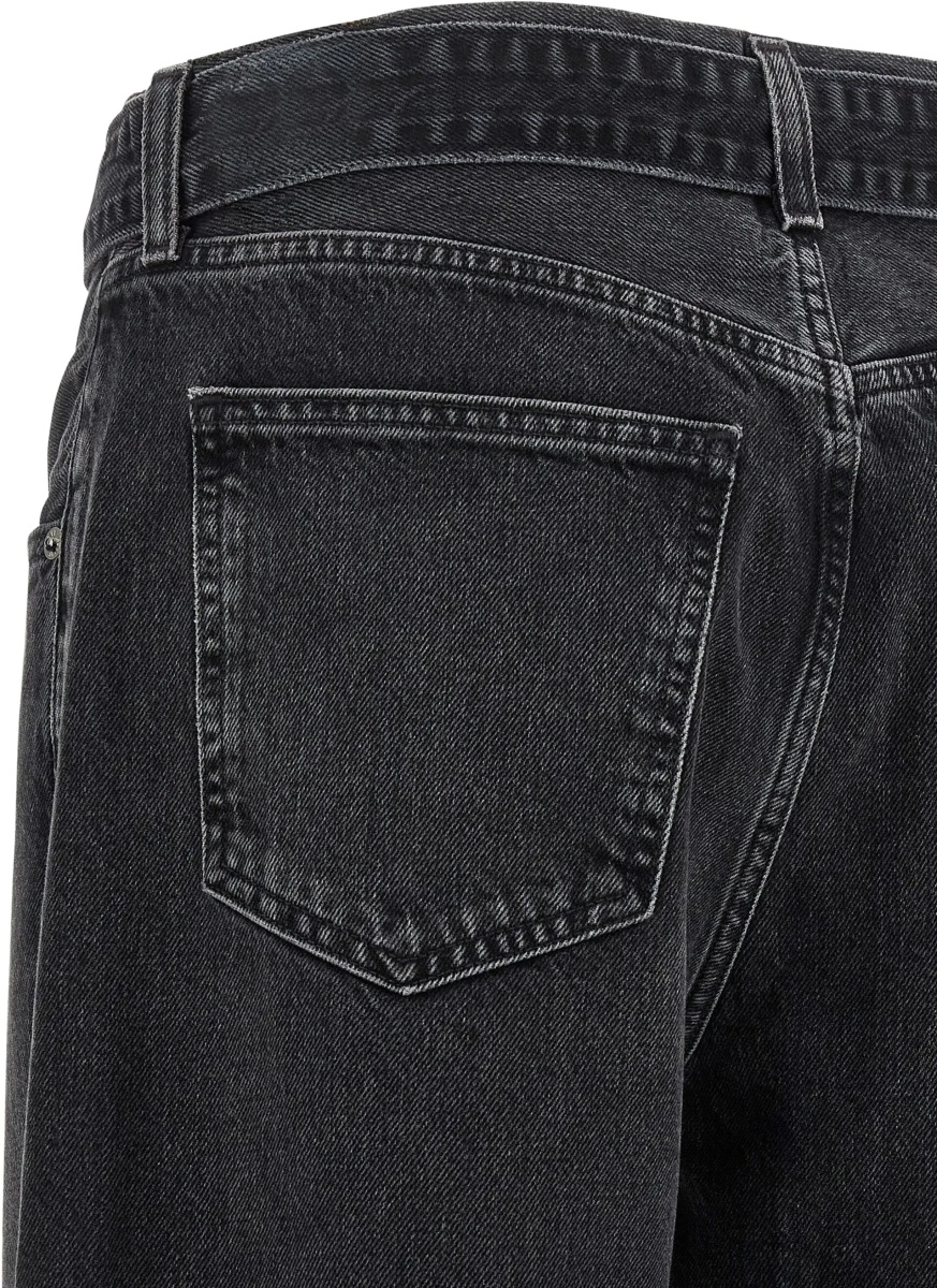 Blugi Cuffed Taper wide Jeans - Img 4