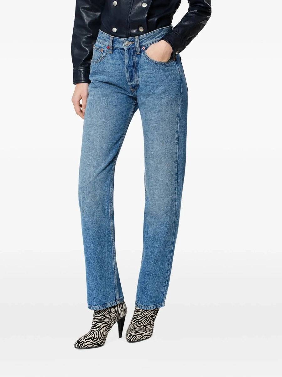 Blugi "Daya" Straight-Leg Jeans - Img 3
