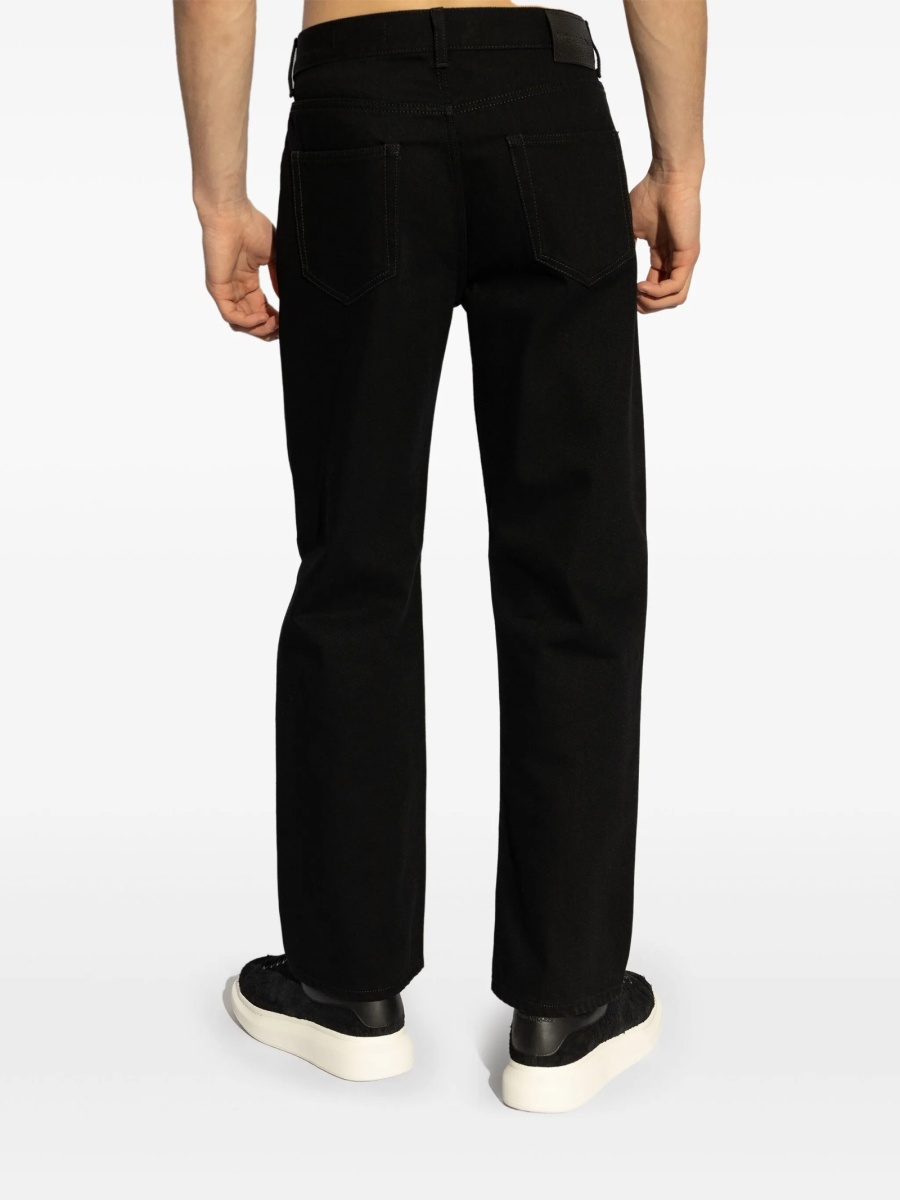 Blugi drepti Alexander McQueen negri - Img 4