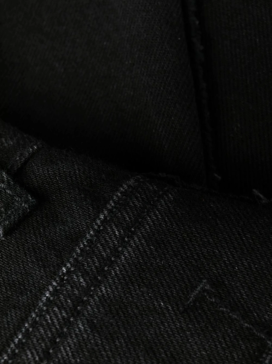 Blugi drepti Alexander McQueen negri - Img 5