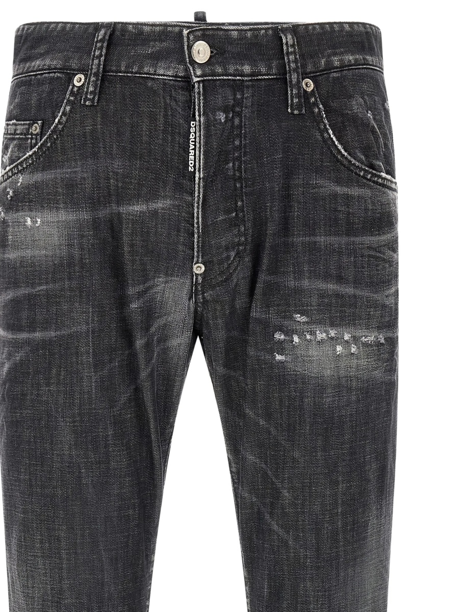 Blugi drepti DSQUARED2 gri - Img 3