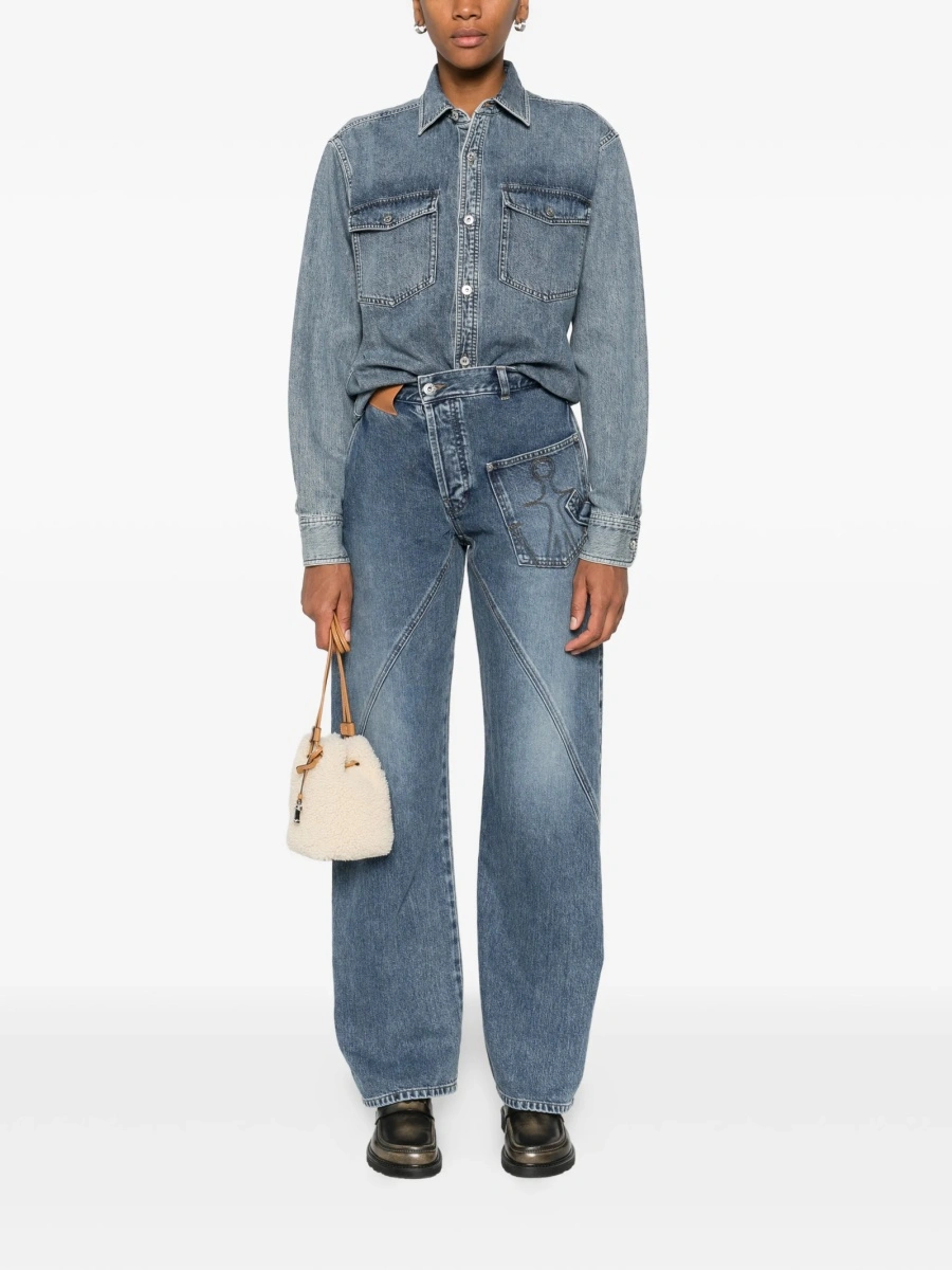 Blugi drepti JW Anderson albastri - Img 2