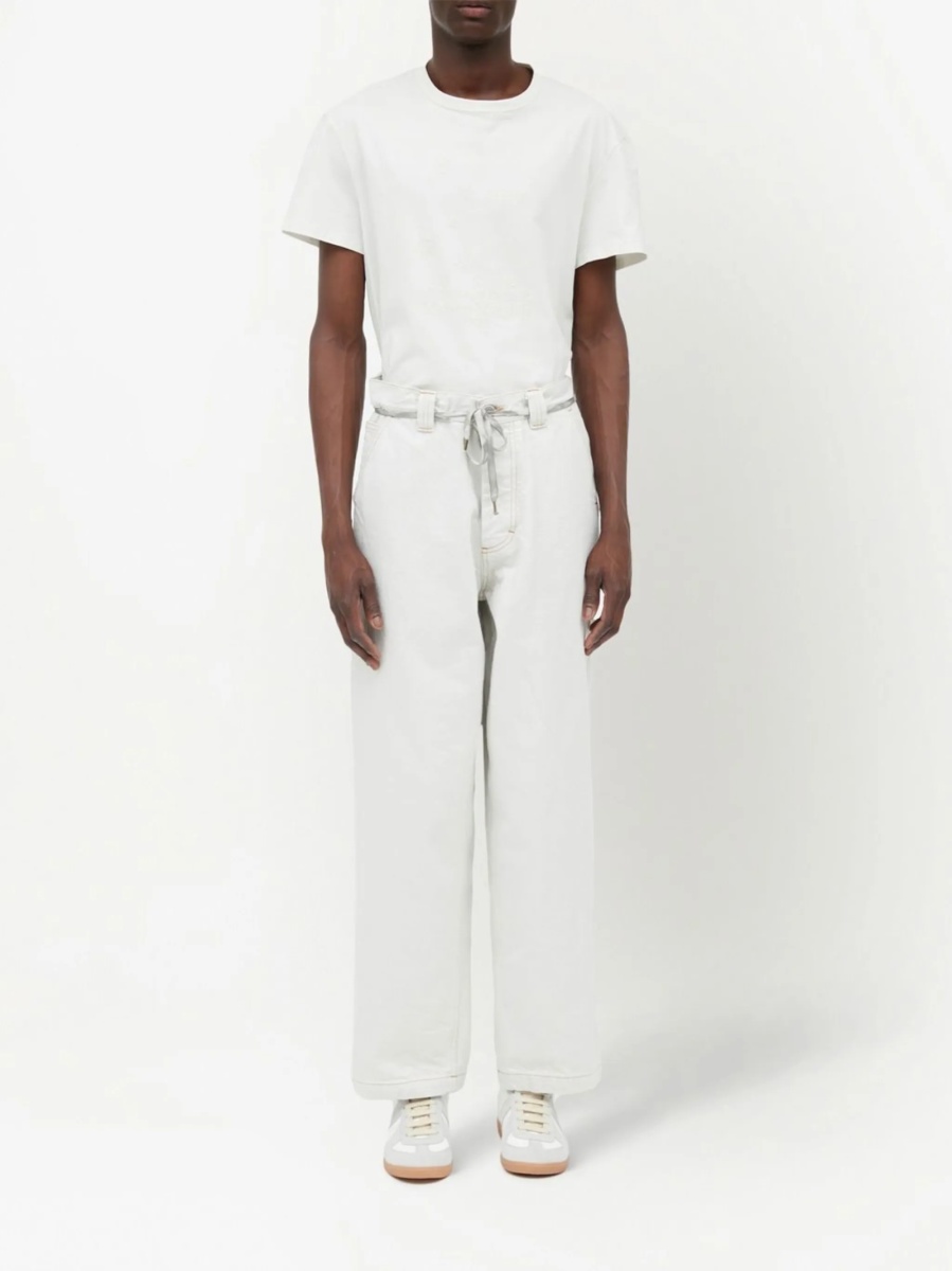 Blugi drepti Maison Margiela albi - Img 2
