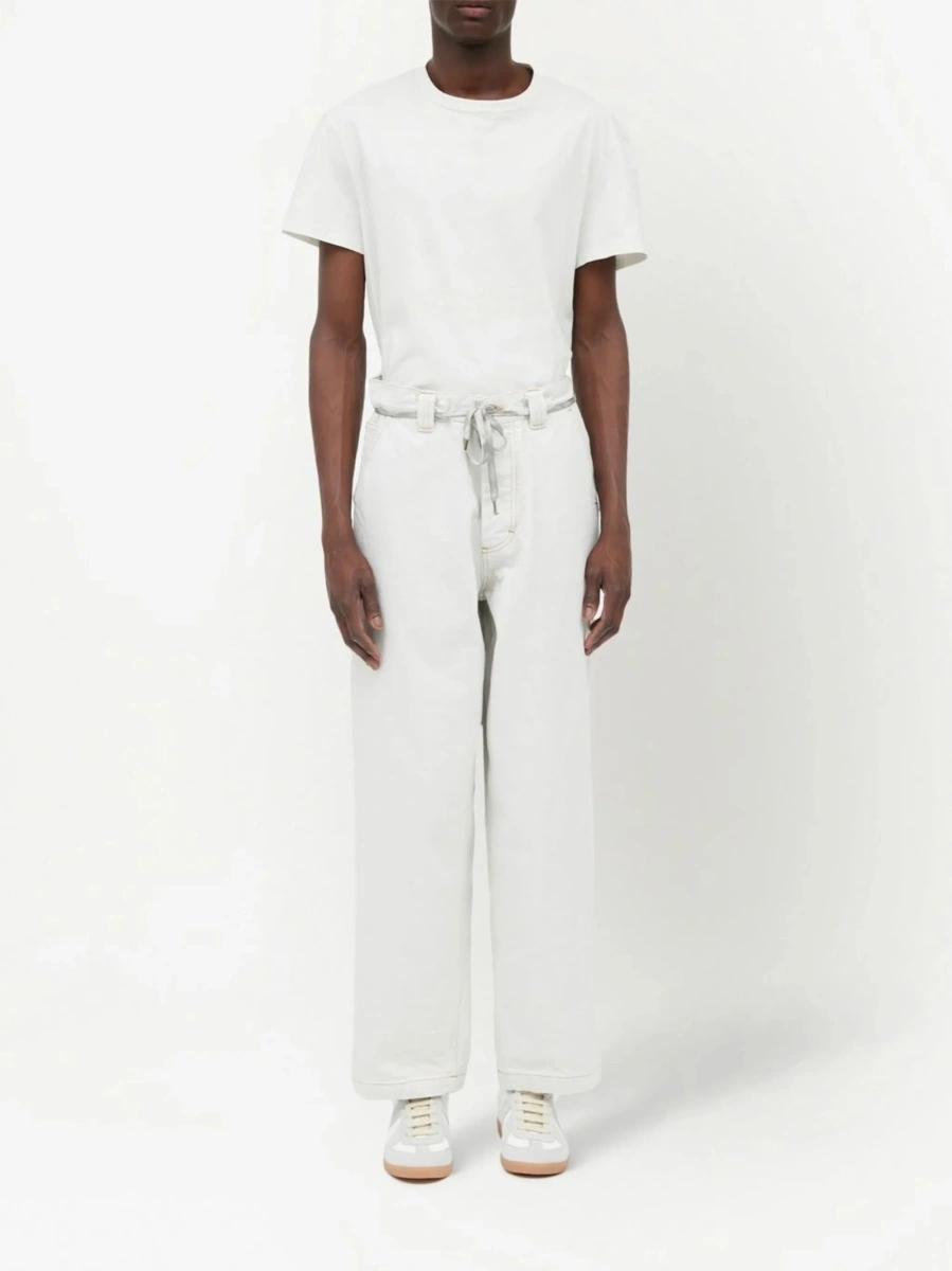 Blugi drepti Maison Margiela albi - Img 2