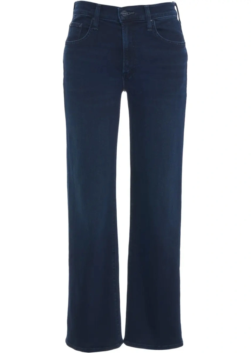Blugi drepti MOTHER negri din denim - Img 2