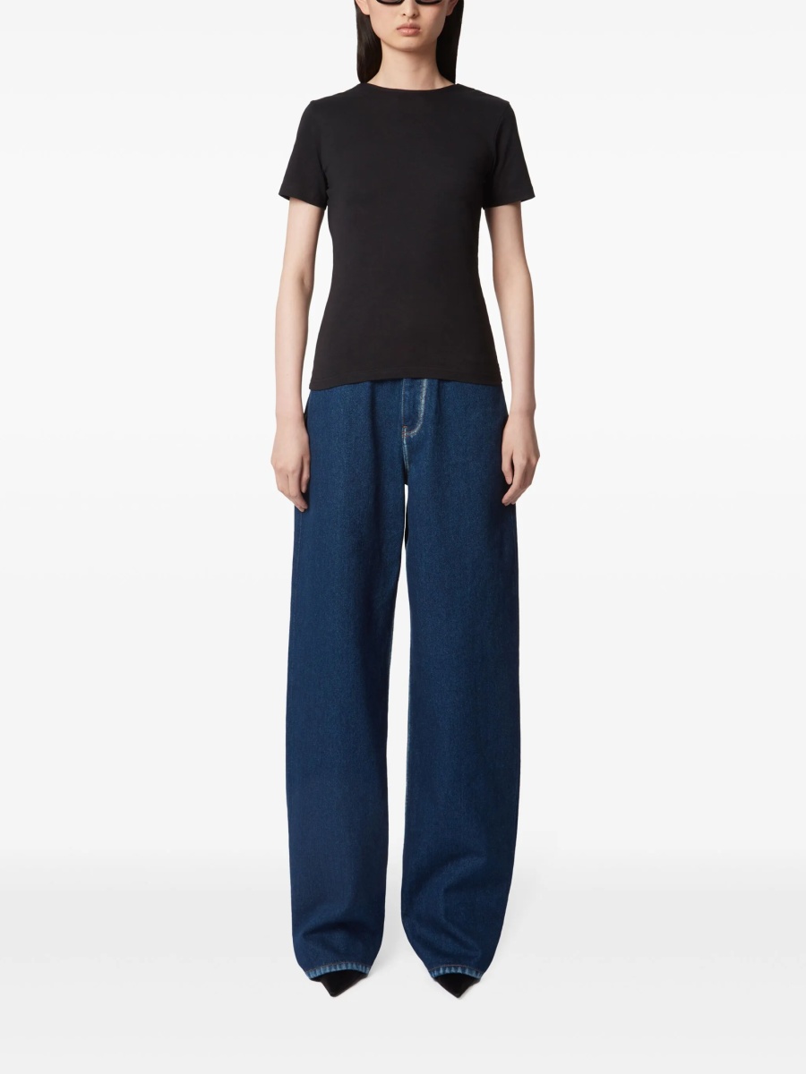 Blugi drepti Nina Ricci albastri - Img 2