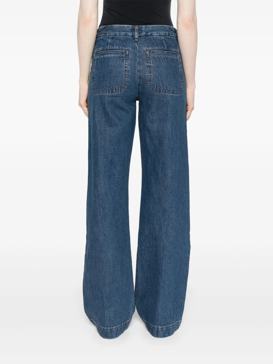 Blugi evazati A.P.C. albastri - Img 4