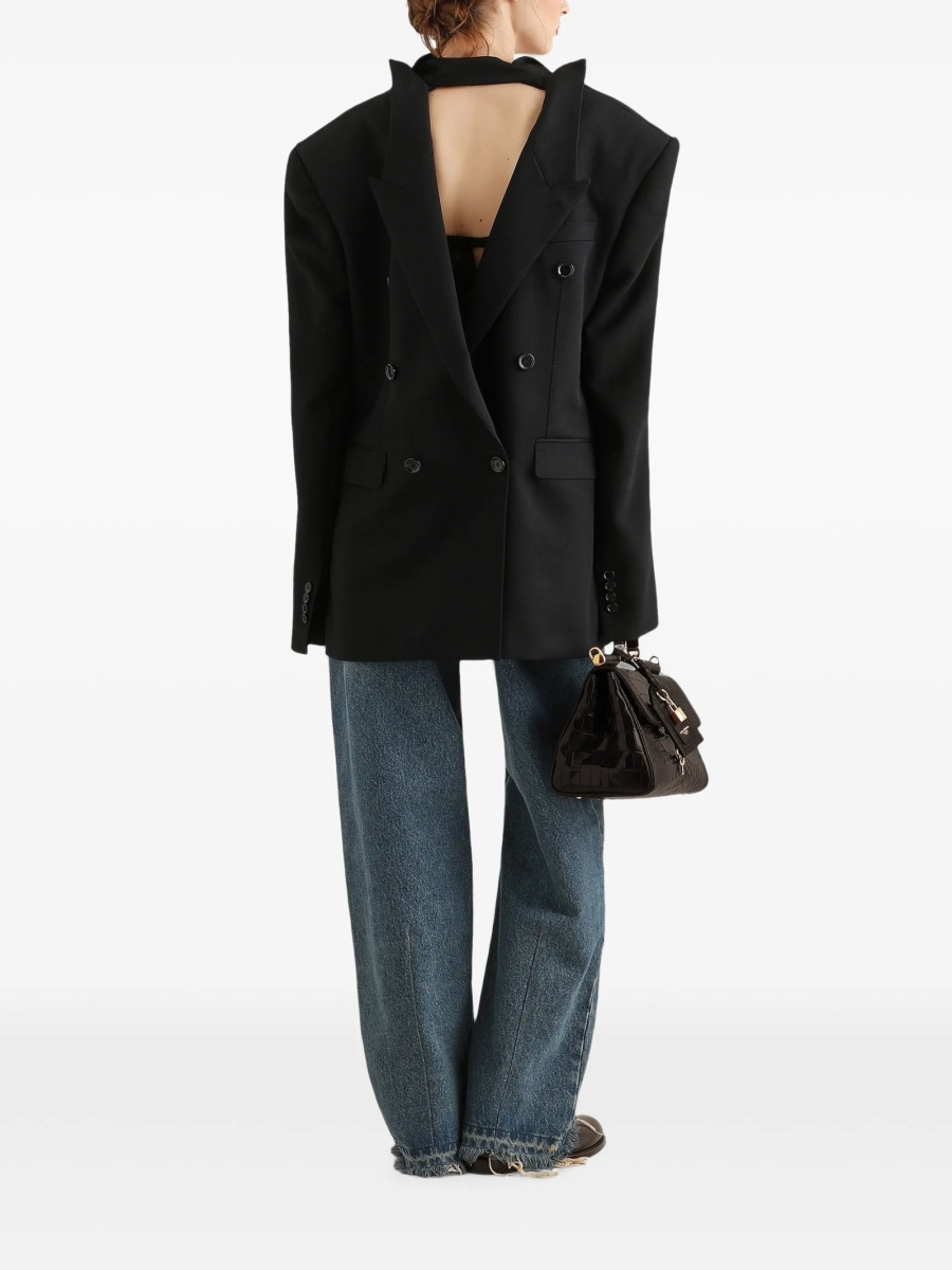 Blugi evazati Dolce &amp; Gabbana albastri - Img 3