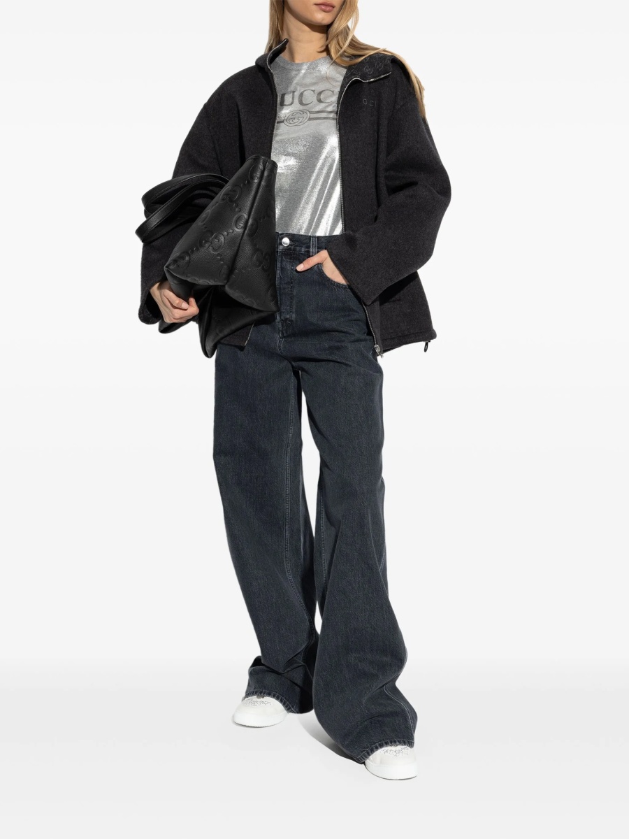 Blugi evazati Gucci albastri - Img 2