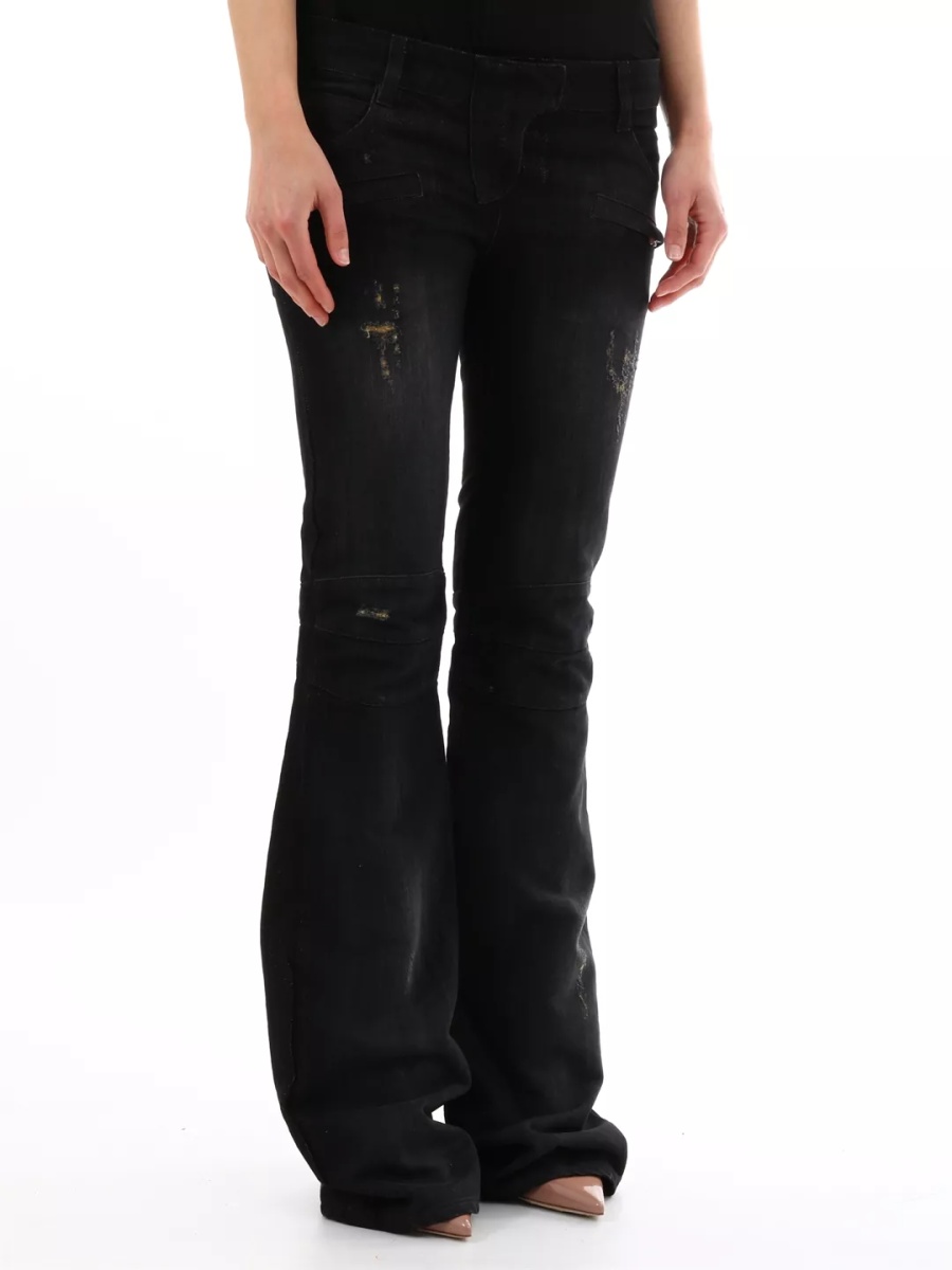 Blugi Flared Jeans Dark Denim* - Img 4