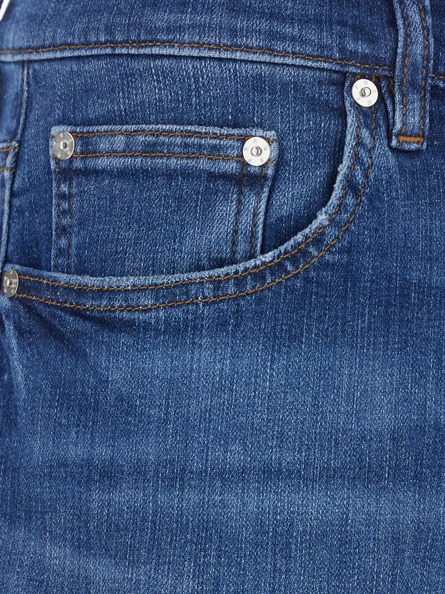 Blugi FRAME albastri din denim - Img 5