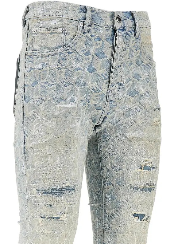 Blugi Jacquard Monogram P001 jeans - Img 2