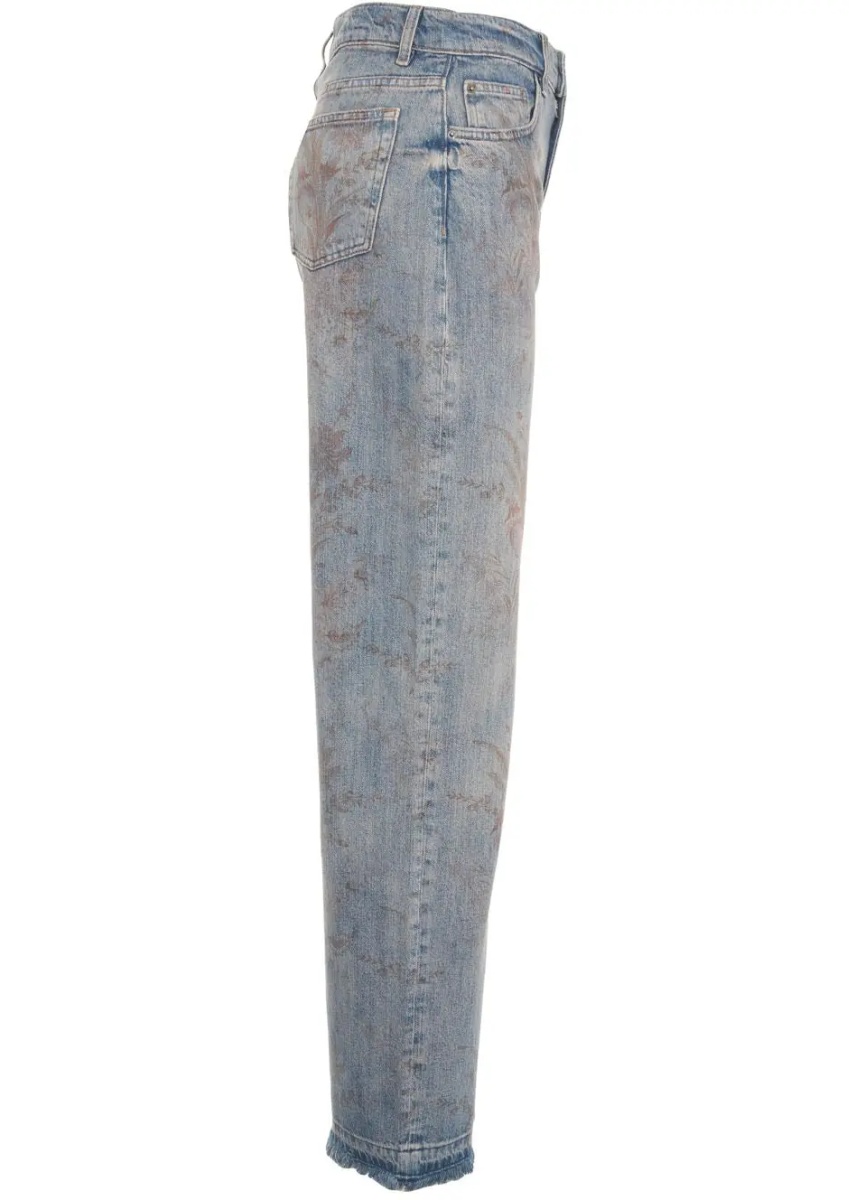 Blugi Jeans with floral print - Img 3