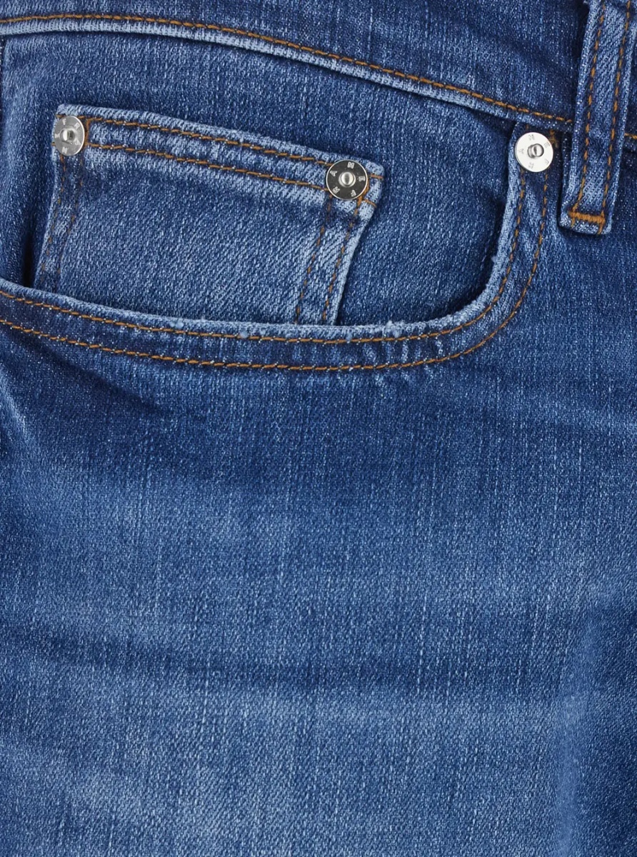 Blugi 'L'Homme' Blue Jeans with Belt Loops in Denim for Men - Img 3