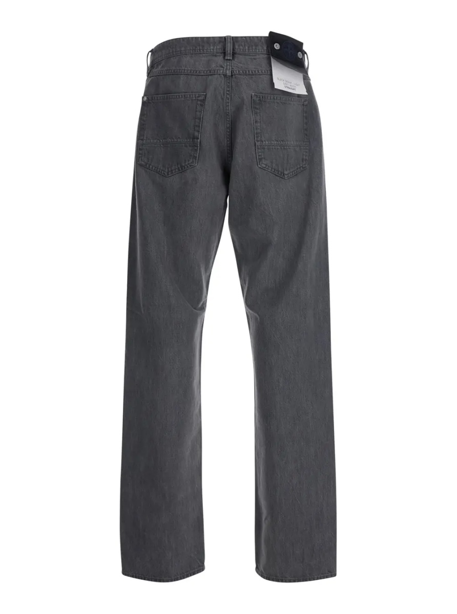 Blugi Loose Denim jeans with zip closure and pockets Gray man - Img 2