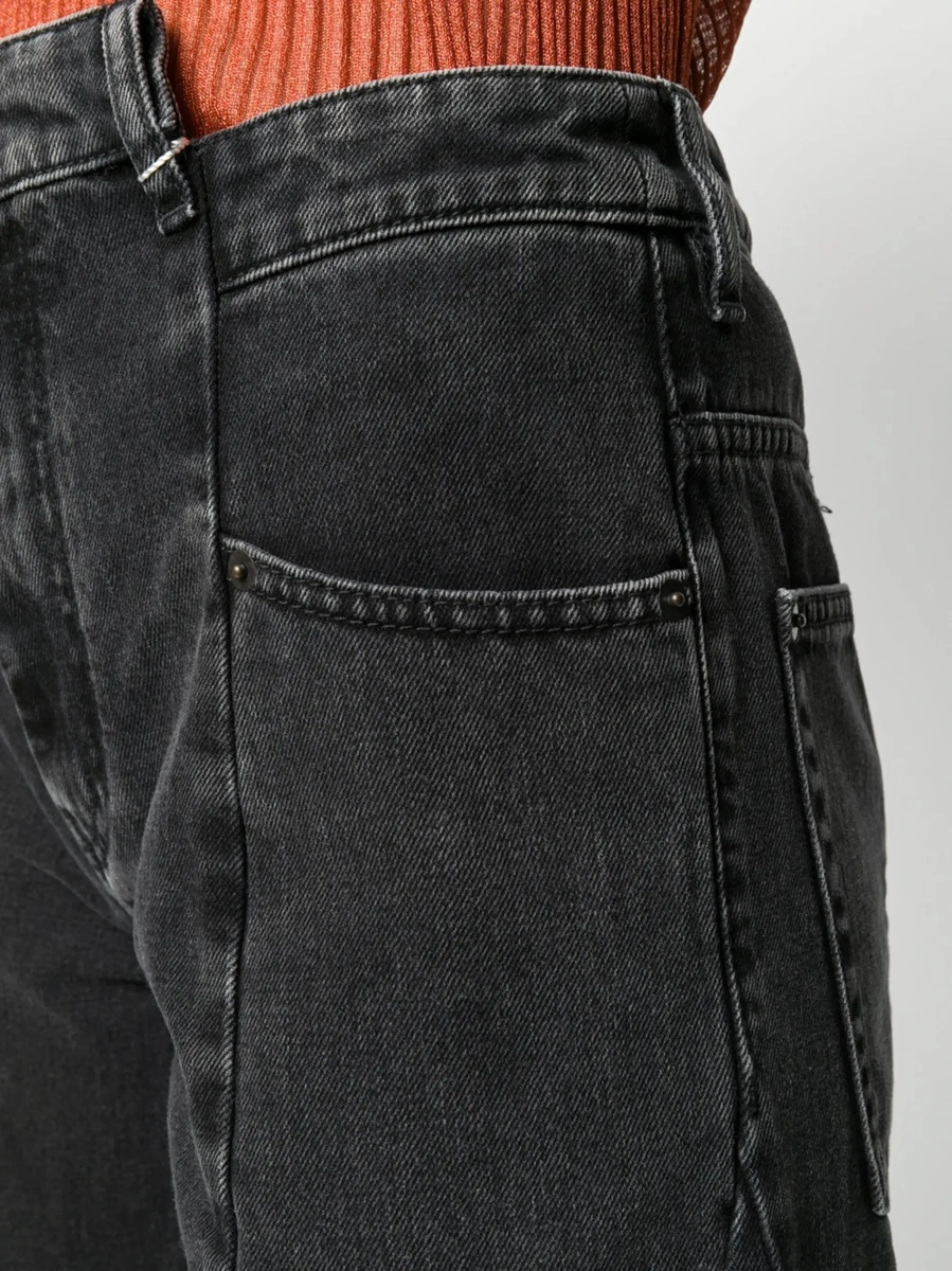 Blugi Maison Margiela negri din denim - Img 7