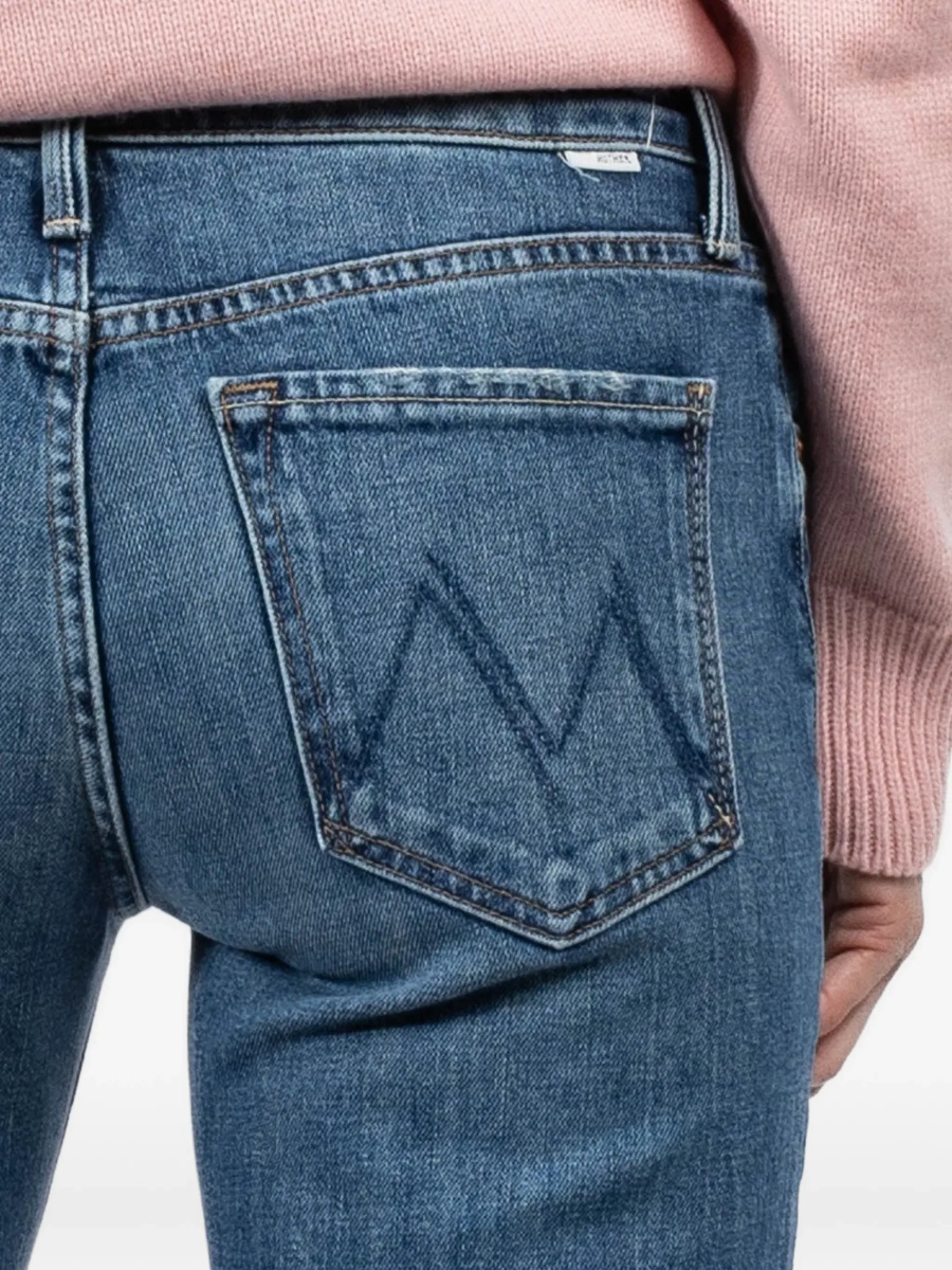 Blugi Mid Rise Rambler Zip Ankle Fray Jeans - Img 5