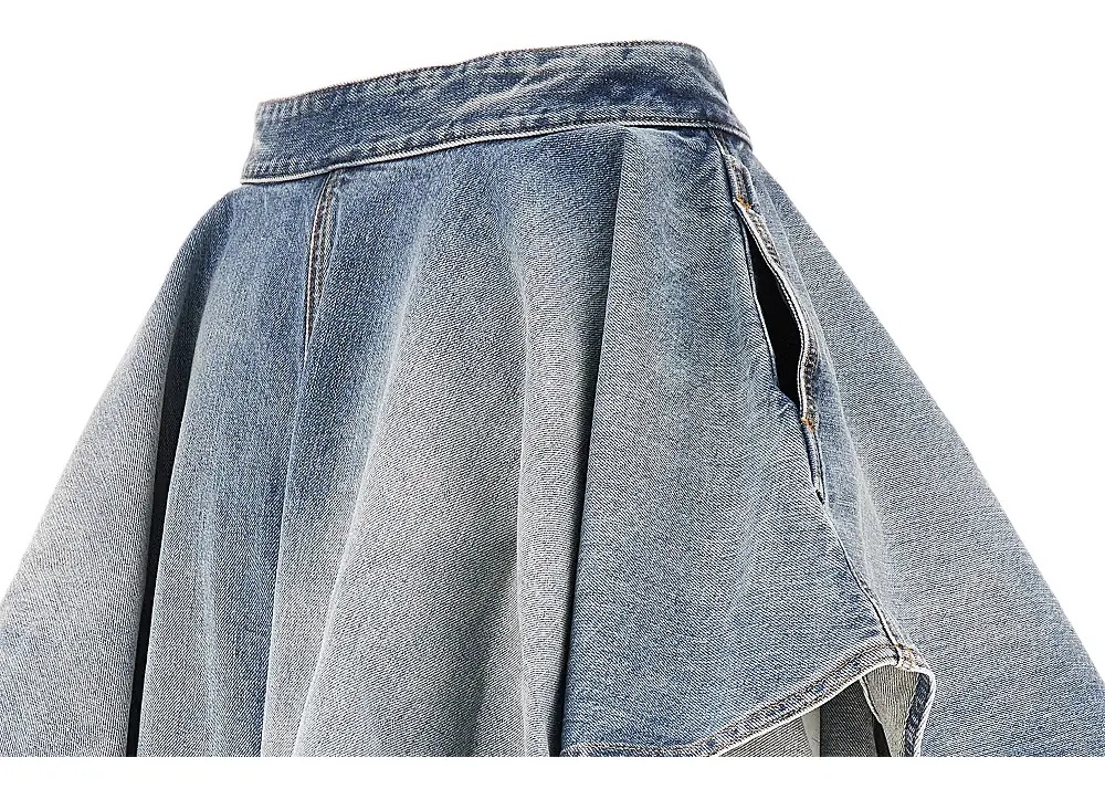 Blugi Panelled jeans with cuff - Img 4