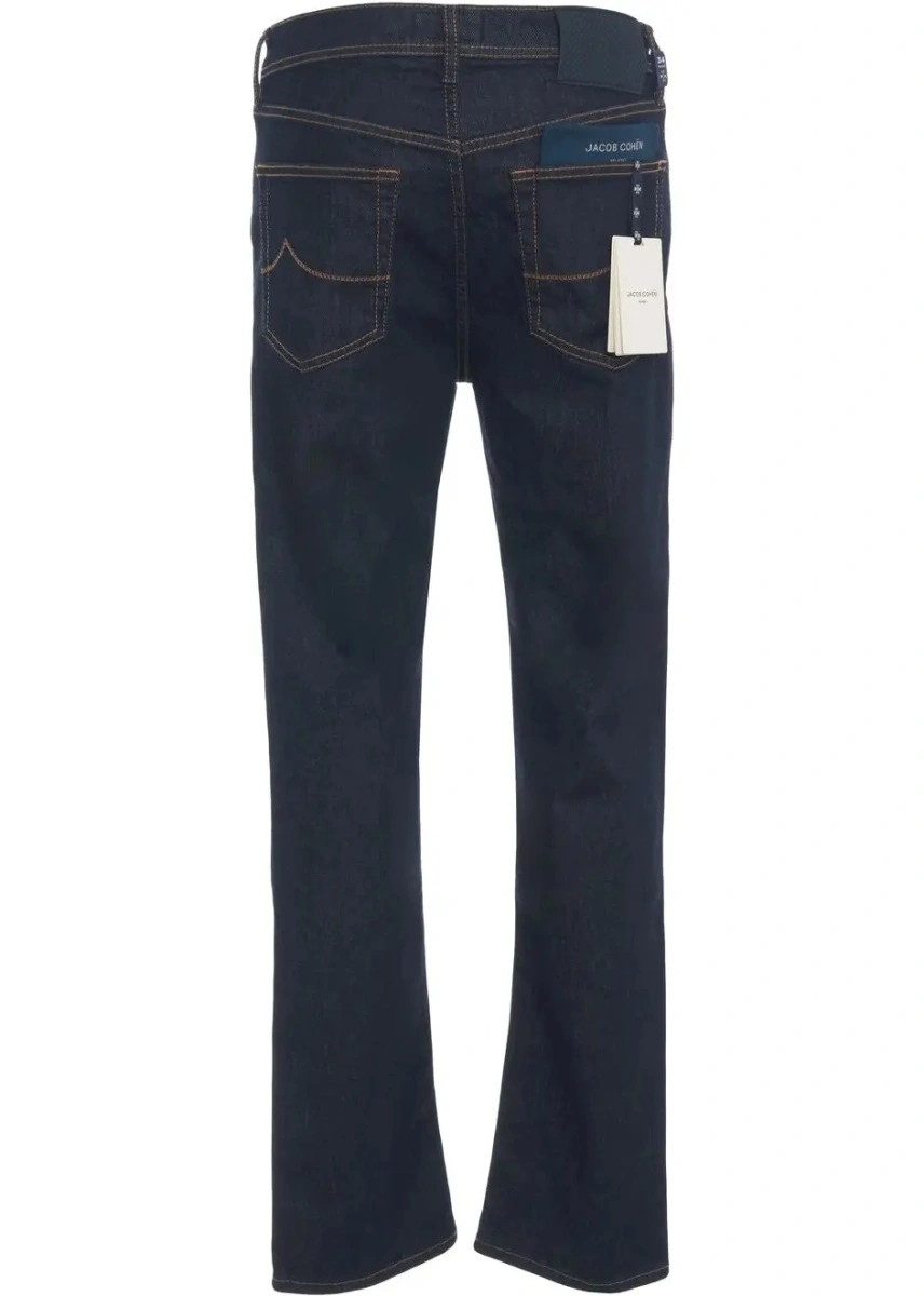 Blugi slim fit Jacob Cohen albastri 'Edo' - Img 4