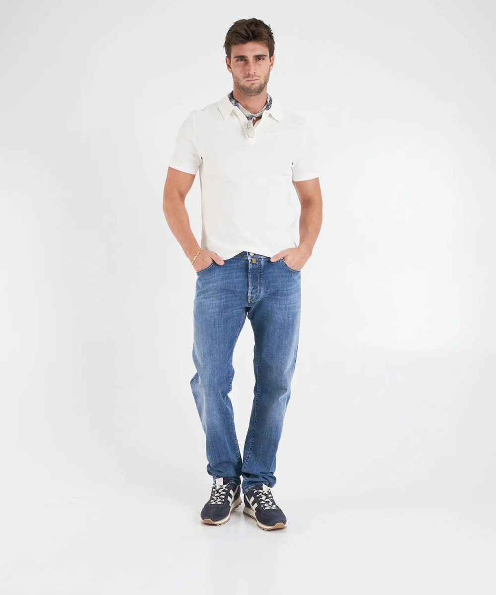 Blugi Slim fit jeans 'Scott' - Img 3