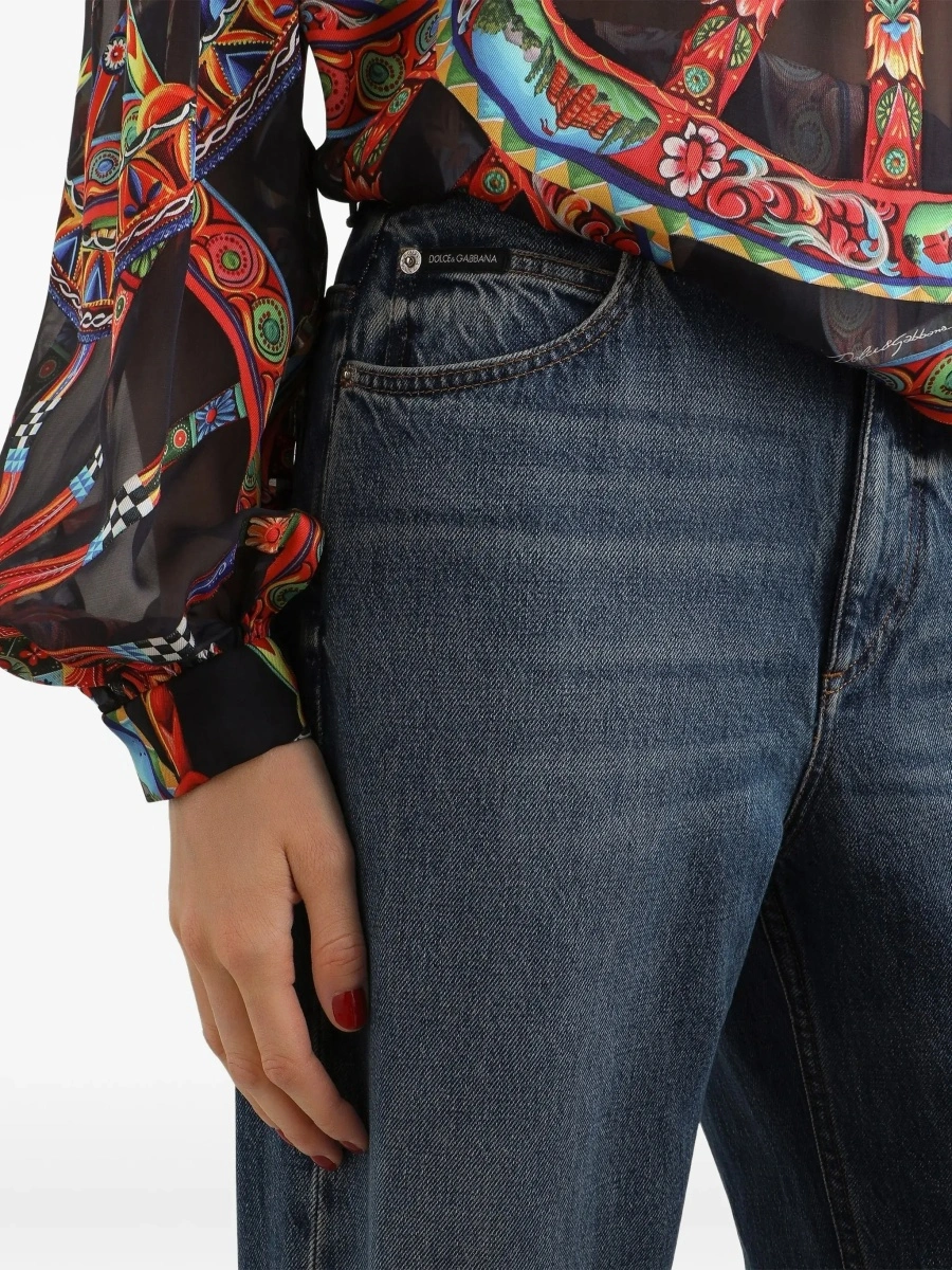 Blugi Straight-leg five-pocket Jeans - Img 6