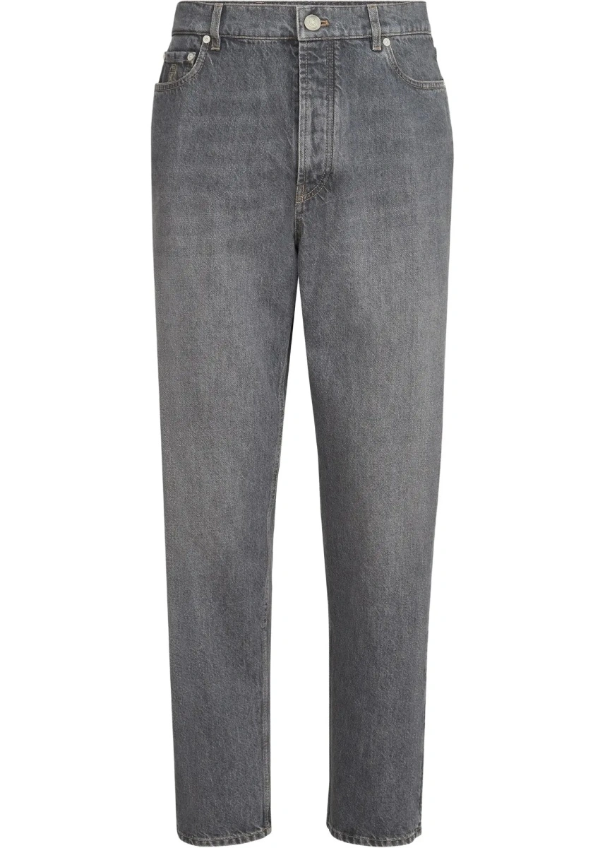 Blugi Straight-leg turn-up Jeans - Img 8