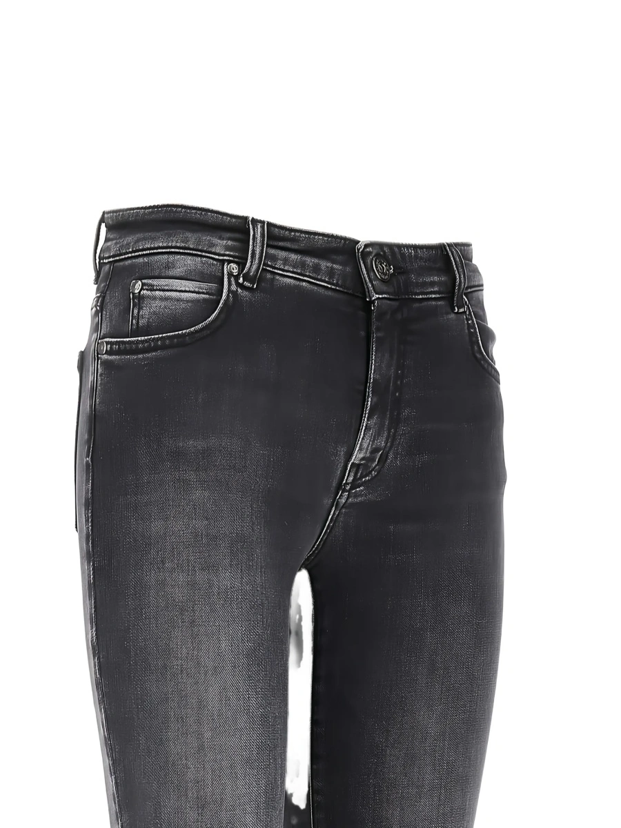 Blugi trei sferturi Max Mara gri - Img 2