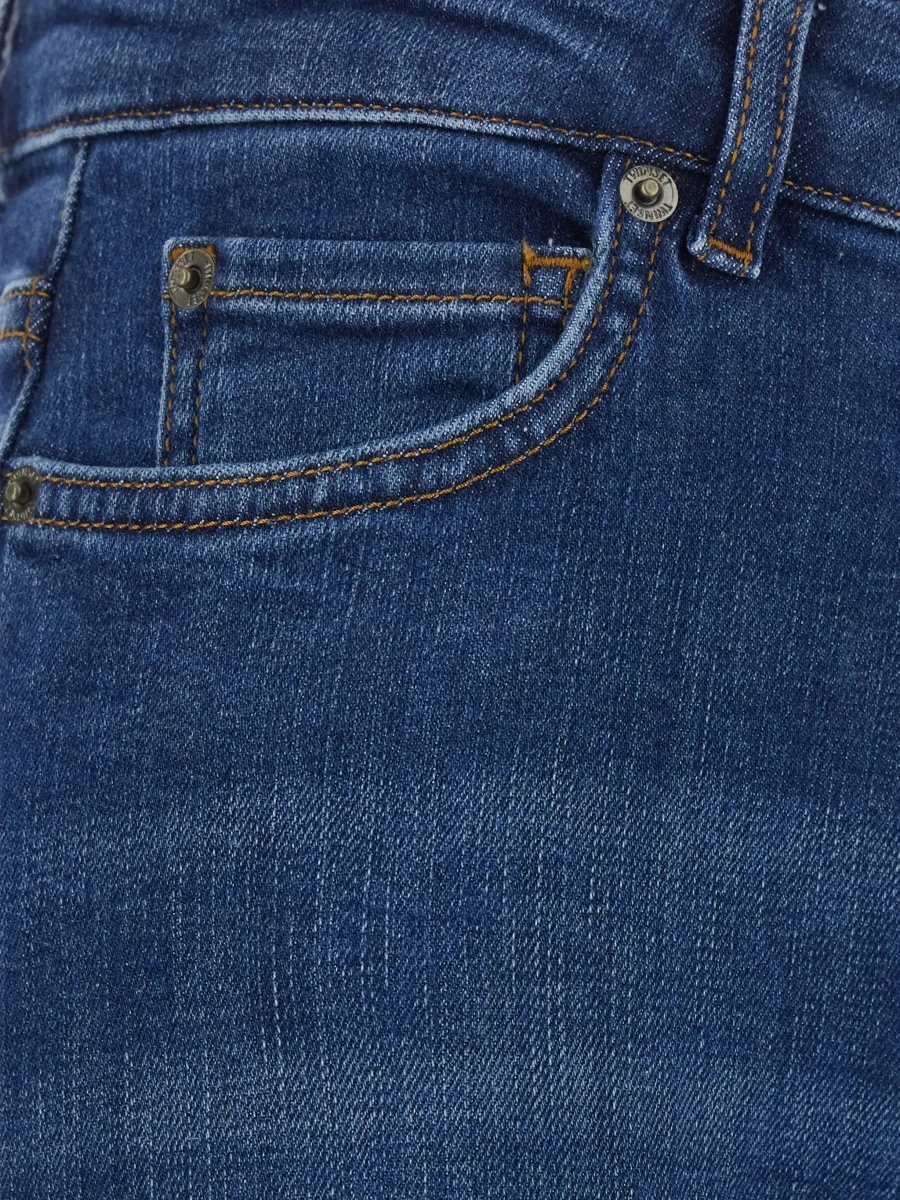 Blugi TWINSET albastri din denim - Img 5