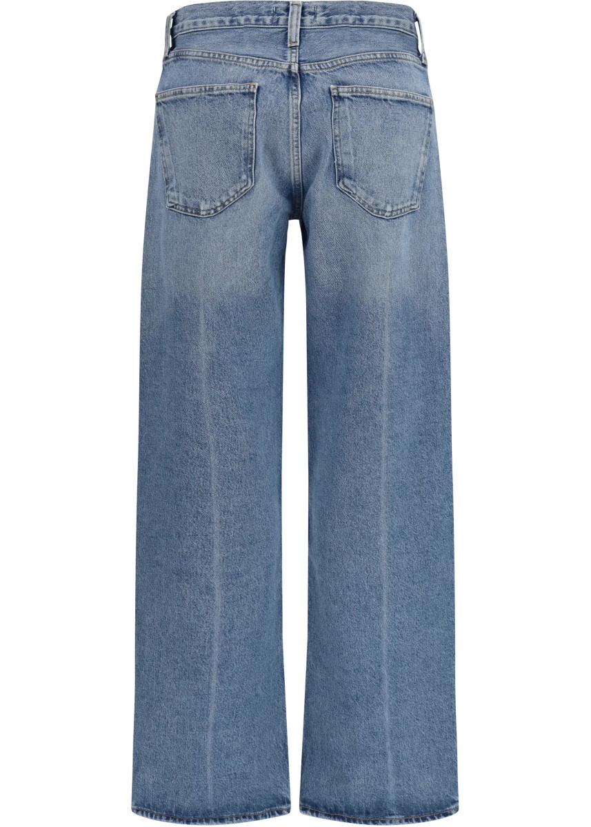 Blugi Wide-leg creased Jeans - Img 2