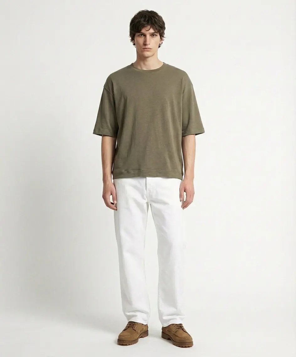 Blugi Wide leg jeans 'Musso' - Img 3