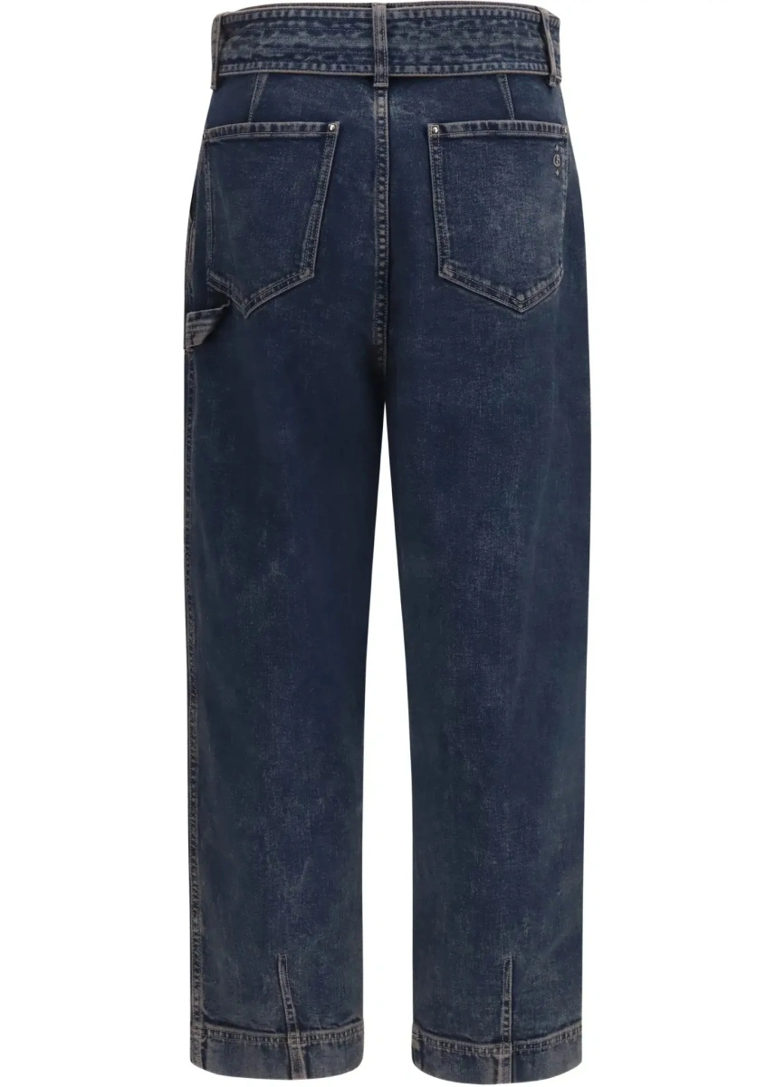 Blugi Wide-leg Jeans with belt - Img 4
