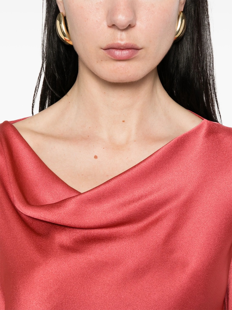 Bluza Alberta Ferretti roz - Img 5
