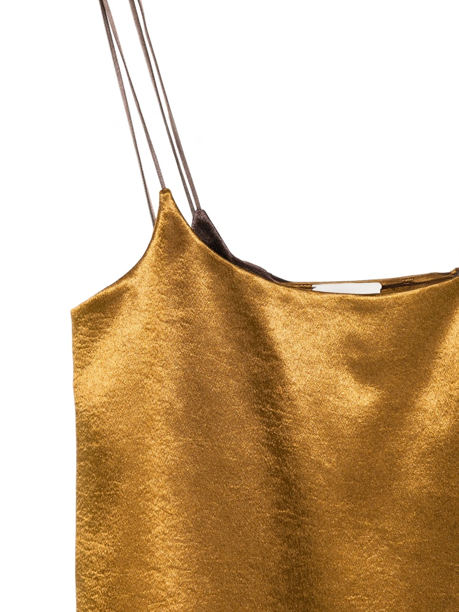 Bluza ALYSI aurie din polyester - Img 3