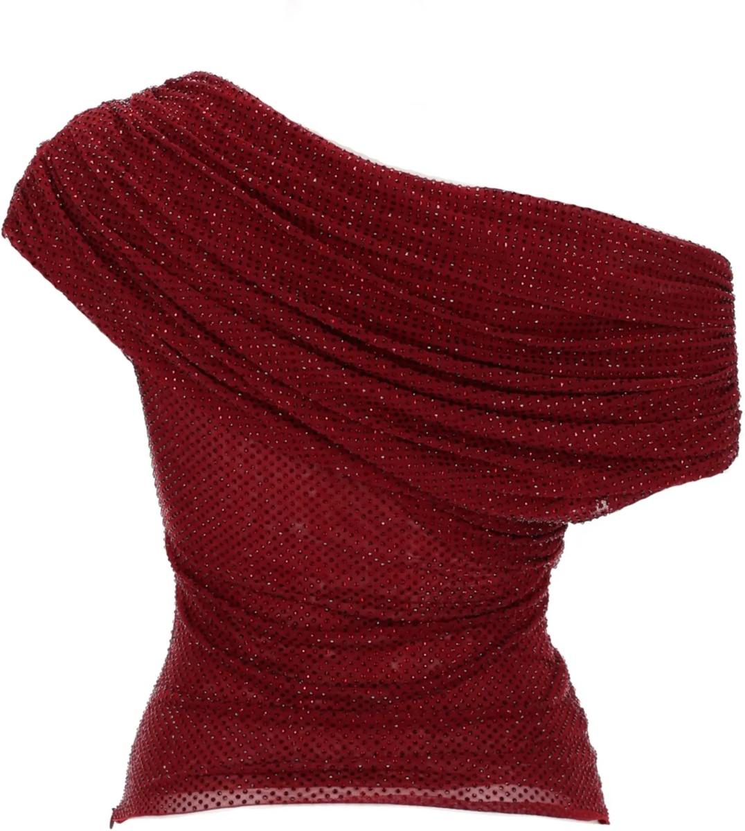 Bluza Asymmetrical Top With Rhinestones - Img 2
