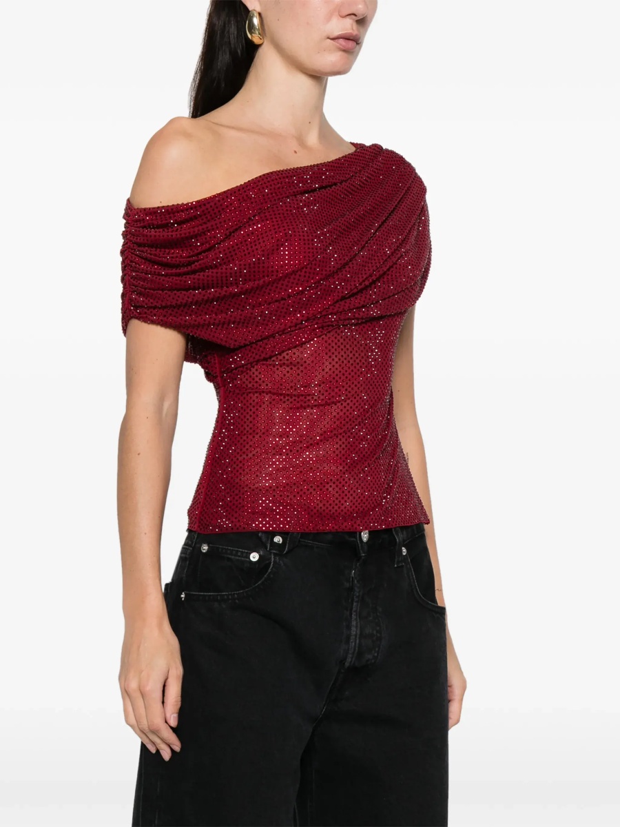 Bluza Asymmetrical Top With Rhinestones - Img 4