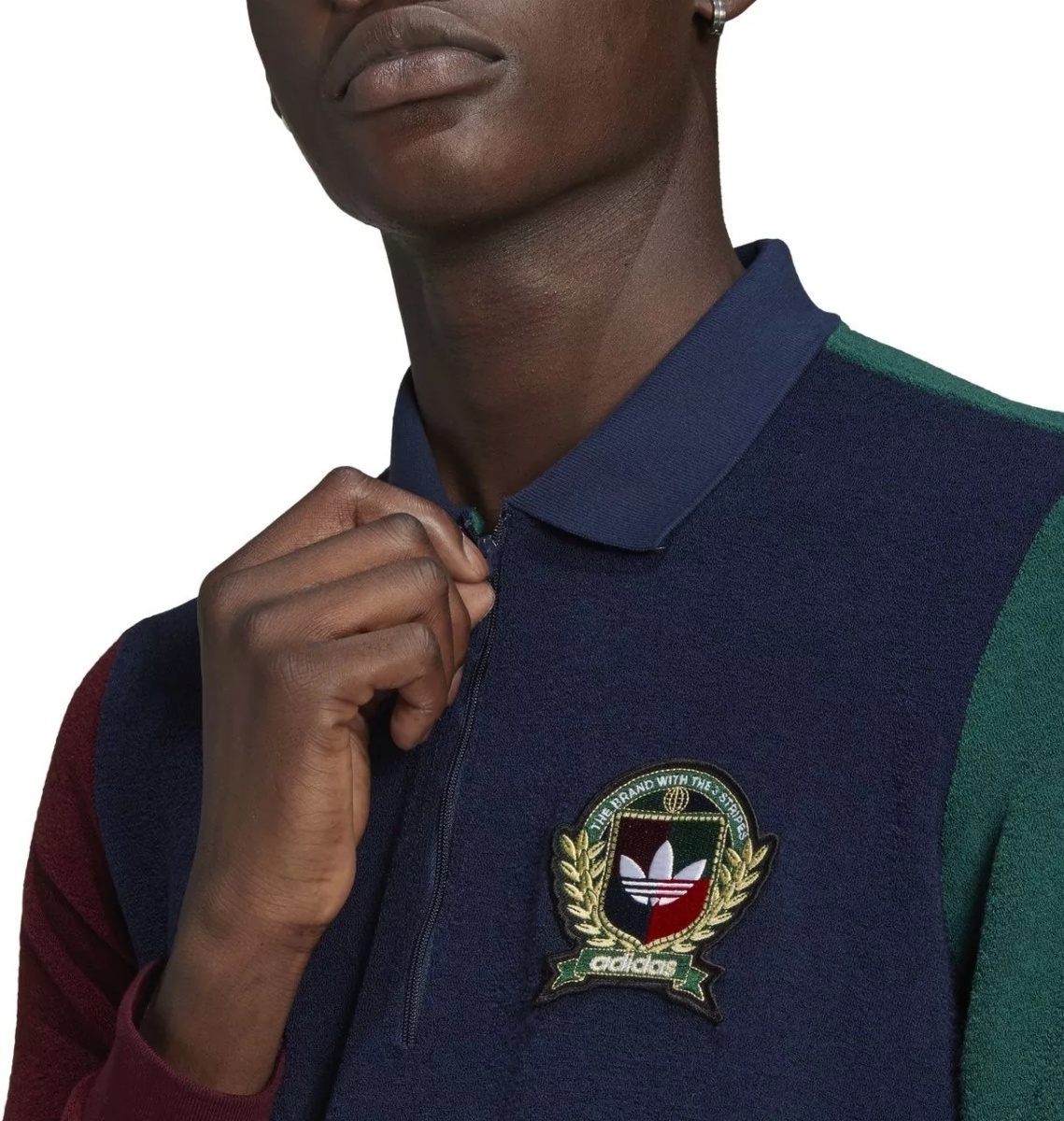 Bluza Collegiate Crest Polo Shirt H32142 - Img 5