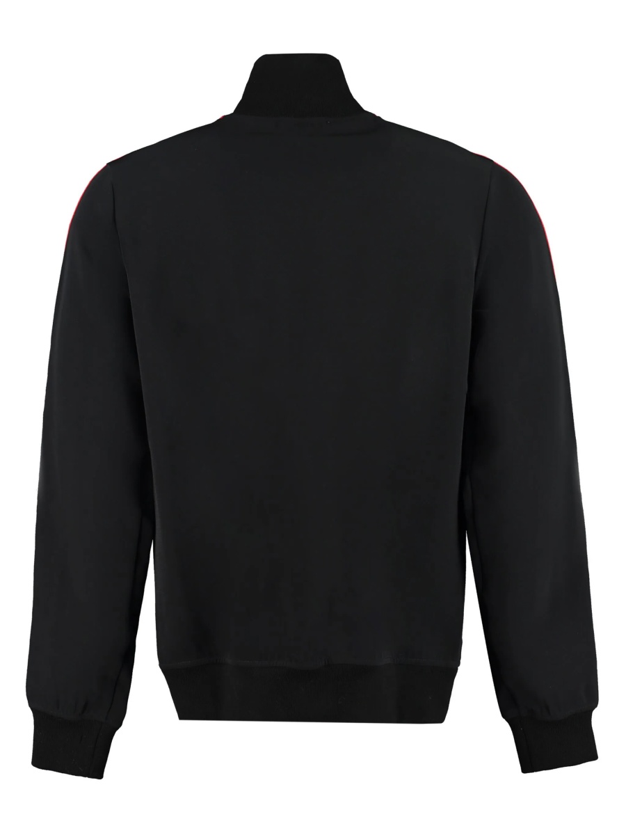 Bluza de trening Alexander McQueen neagra din bumbac si poliamida - Img 2