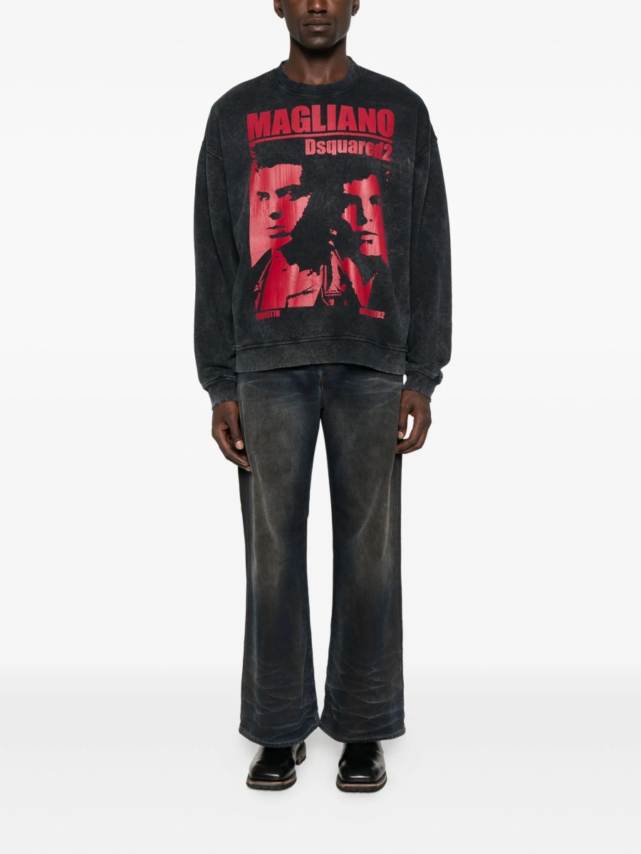 Bluza de trening DSQUARED2 neagra - Img 2