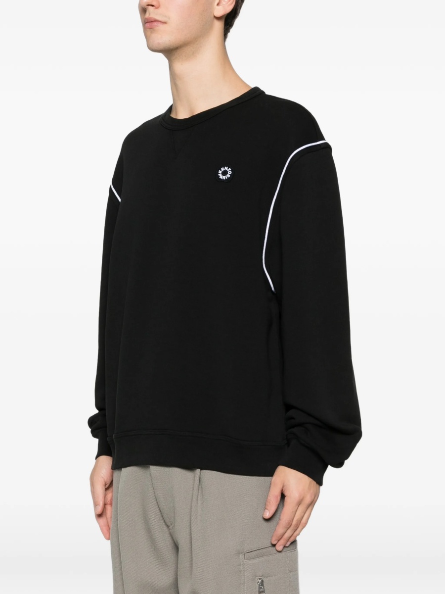 Bluza de trening Kenzo neagra din bumbac - Img 3