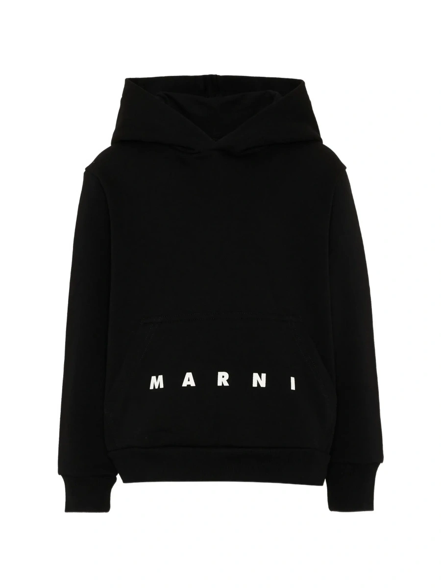 Bluza de trening Marni neagra din bumbac - Img 6