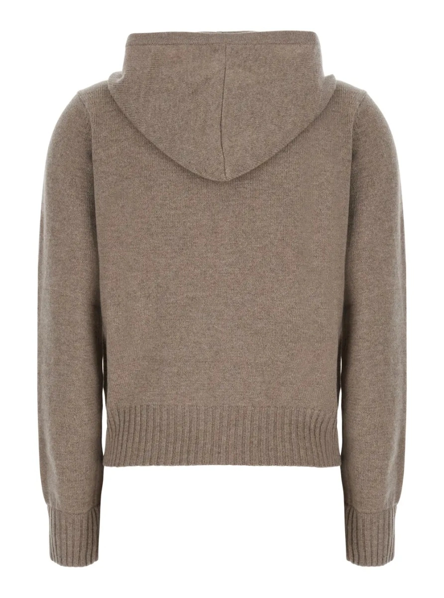 Bluza de trening Max Mara bej din casmir - Img 2