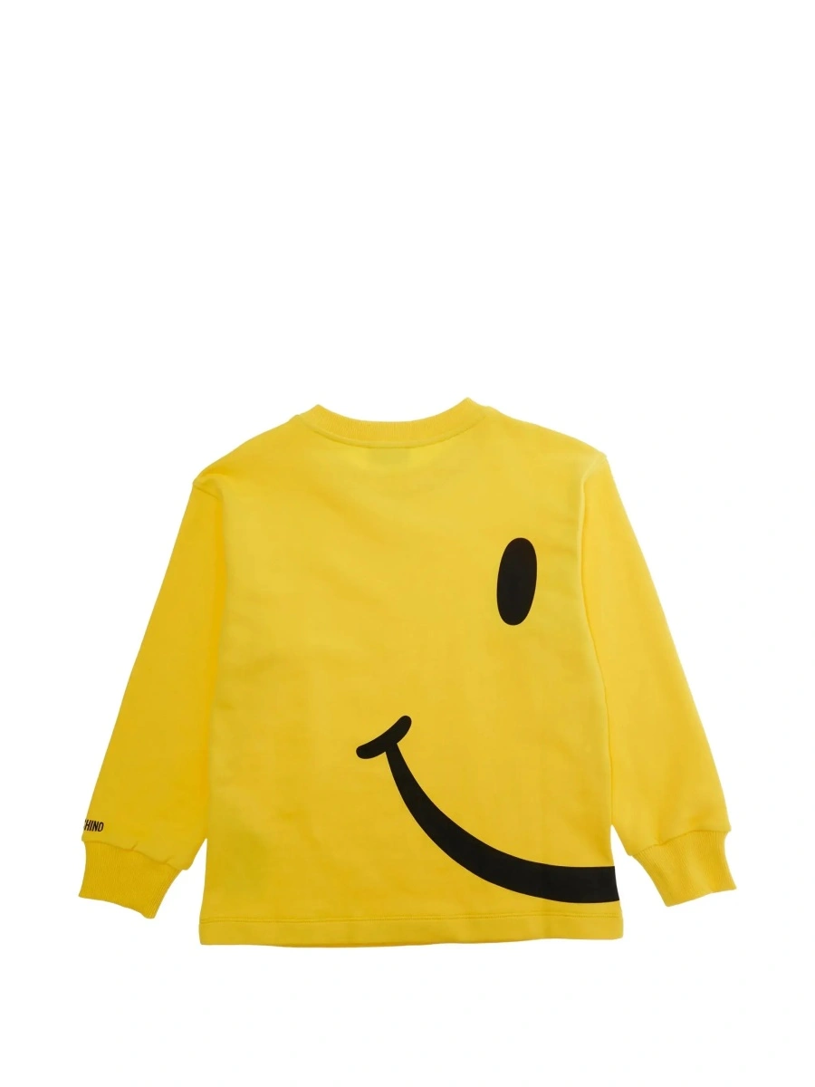 Bluza de trening MoschinoS galbena din bumbac - Img 4