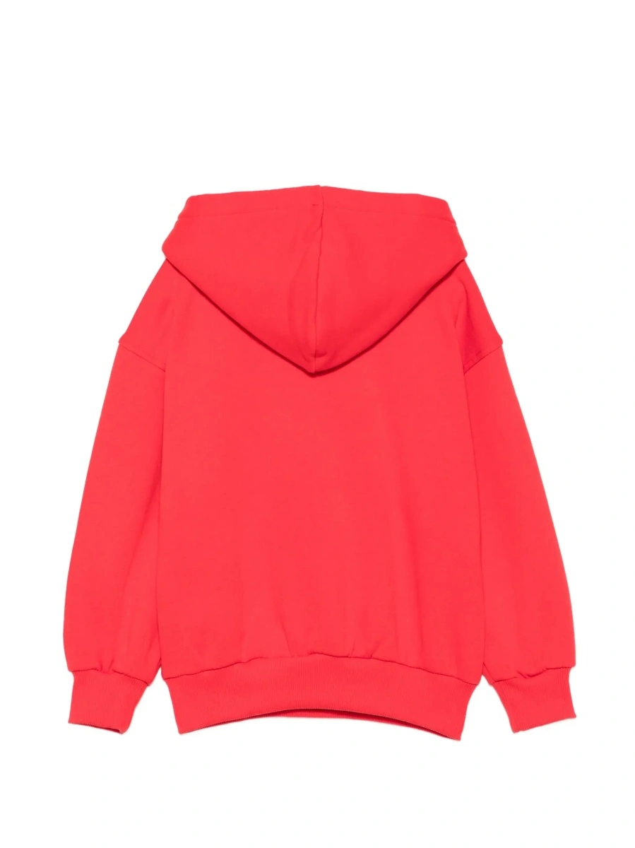 Bluza de trening MoschinoS rosie din bumbac - Img 4
