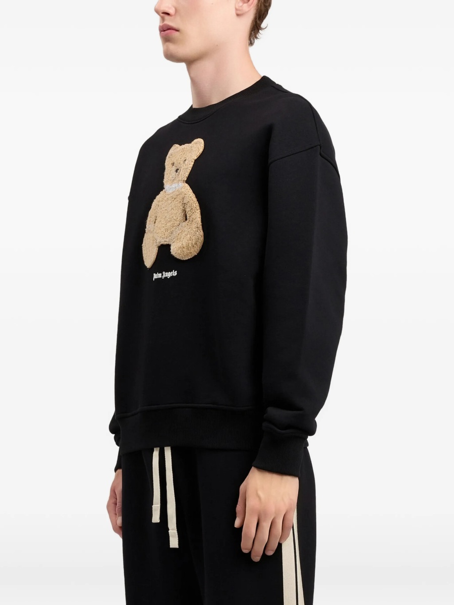 Bluza de trening Palm Angels Bear neagra - Img 4